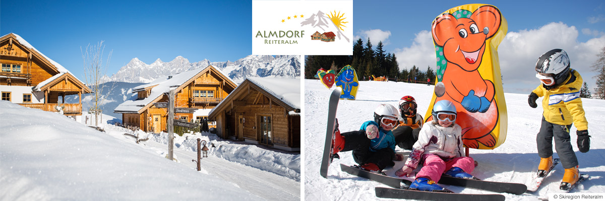 familien skiurlaub almdorf reiteralm