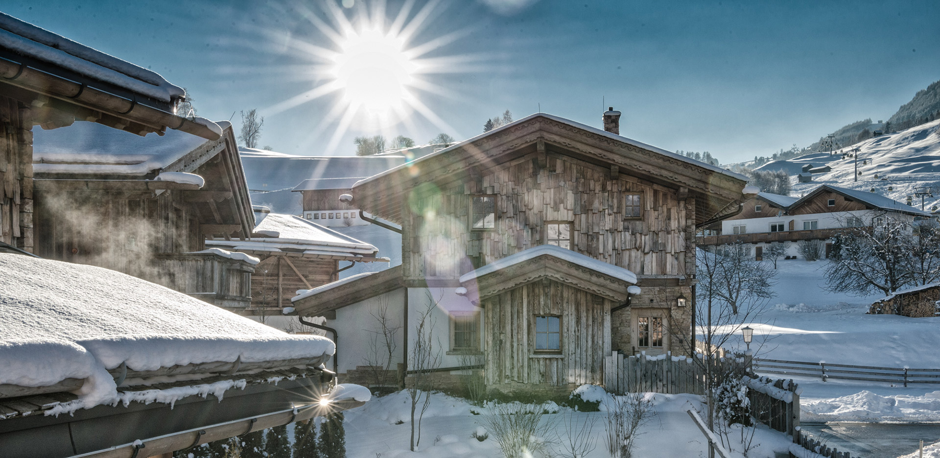 Hüttendorf Ladizium Family Chalets Skiurlaub Serfaus Fiss Ladis